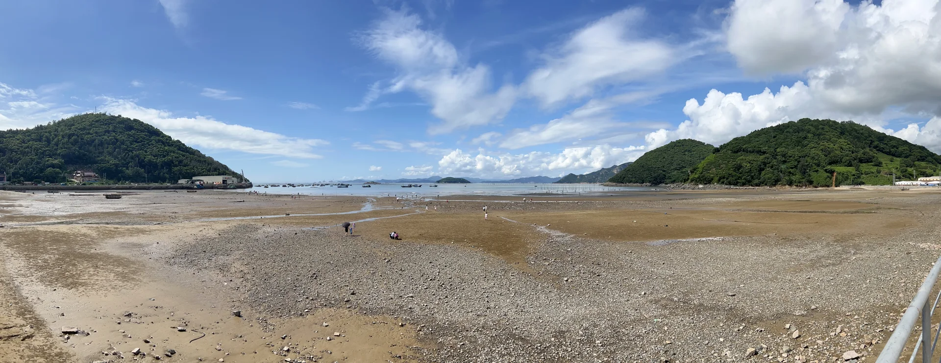 霞浦小皓海滩与滩涂，2023年实景